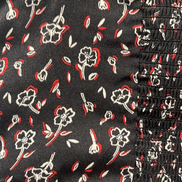 Free People pinup Stay With You CORSET floral Rose Bud satin crop Top fitted XS - Picture 8 of 8